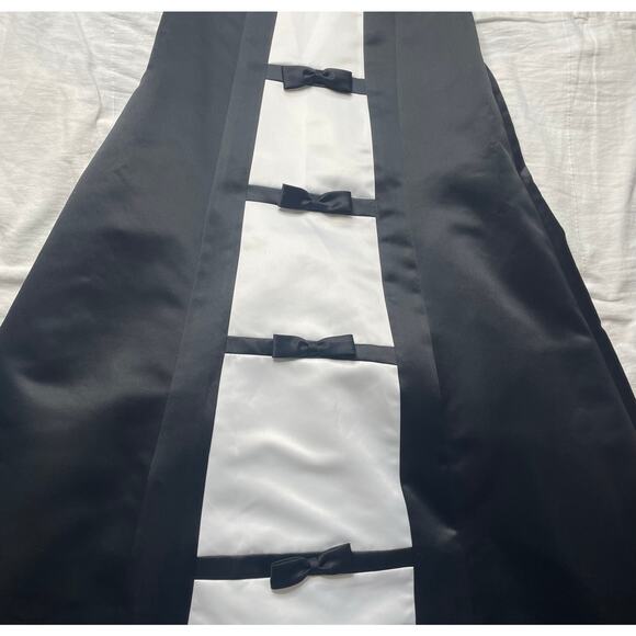 Vintage Jessica McClintock Gunne Sax Strapless Formal Gown Sz 7/8 Prom Evening - Picture 4 of 11